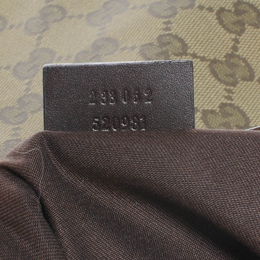 Monogram Medium Flap Messenger Bag Beige