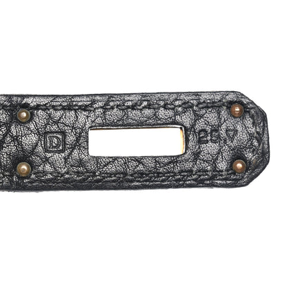 Hermes Taurillon Clemence Birkin 35 Black 7 of 12