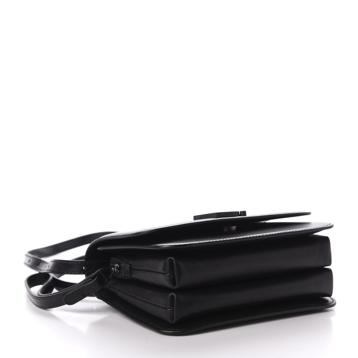 Balenciaga Shiny Box Calfskin Small B Bag Black 4 of 11
