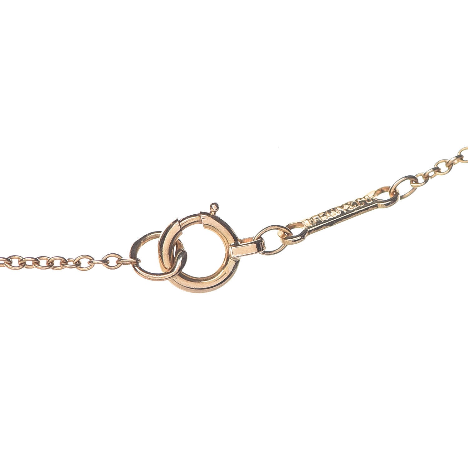 Tiffany 18K Yellow Gold 8mm Elsa Peretti Teardrop Pendant Necklace 6 of 7