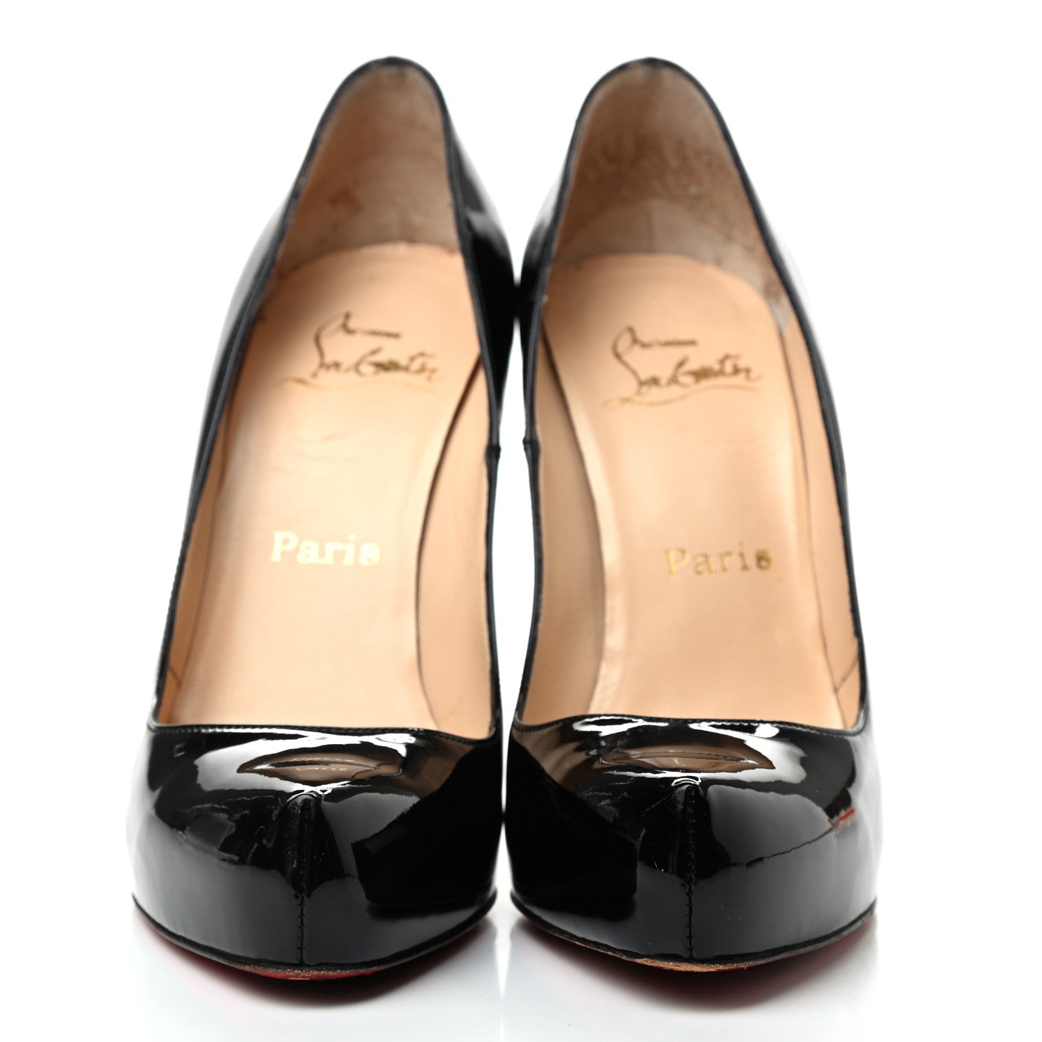 Christian Louboutin Patent Rolando 120 Pumps 37.5 Black 2 of 8