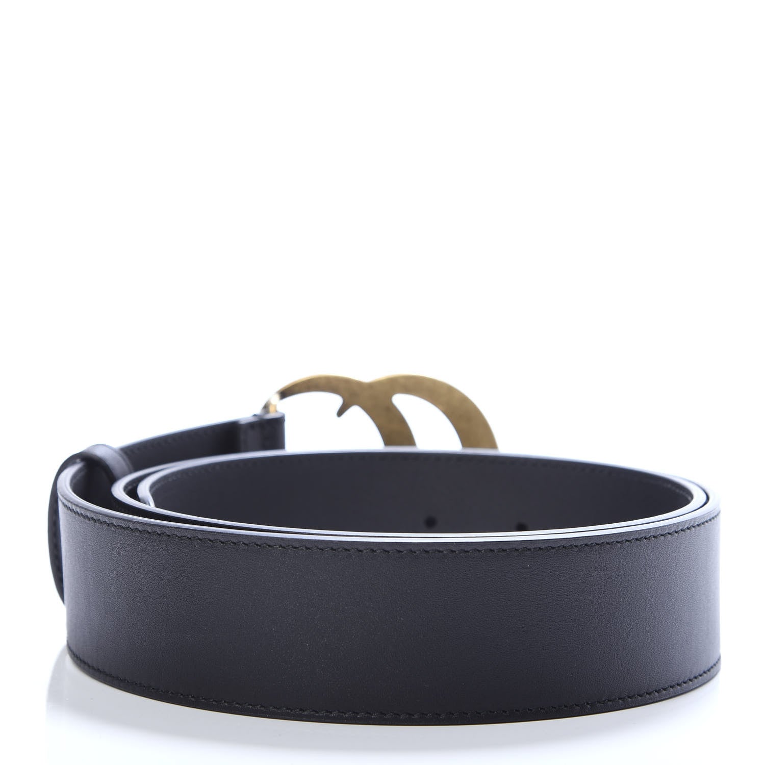 Gucci Calfskin Double G 40mm Belt 90 36 Black 2 of 6