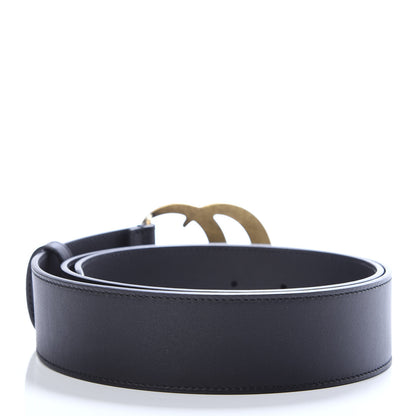 Gucci Calfskin Double G 40mm Belt 90 36 Black 2 of 6