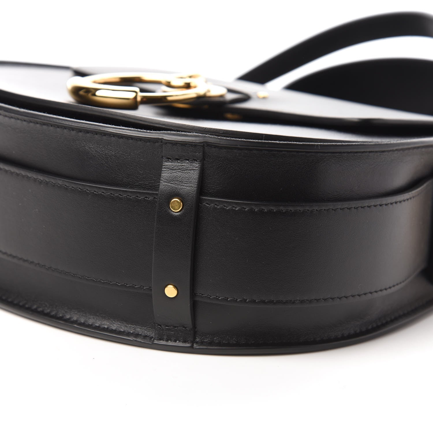 Chloe Calfskin Suede Large Tess Bag Black 7 of 10
