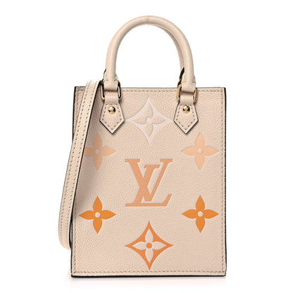 Louis Vuitton Empreinte Monogram Giant By The Pool Petit Sac Plat Cream Saffron 1 of 11