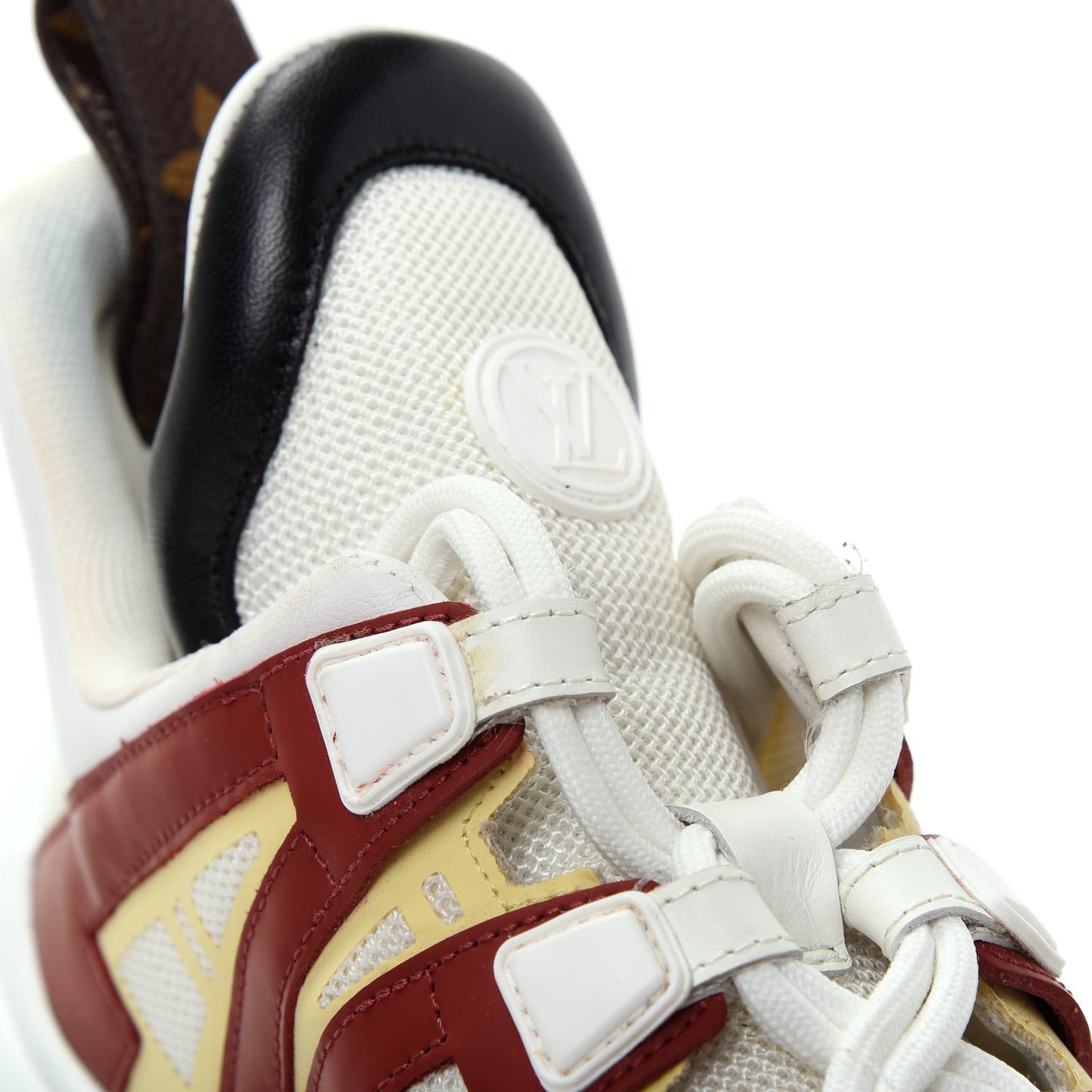 Calfskin Technical Nylon LV Archlight Sneakers 39 Terracotta