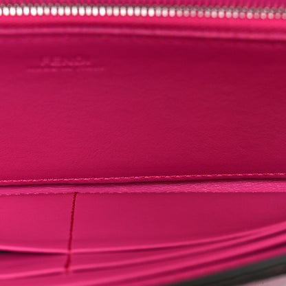 Fendi Cuoio Romano Vitello Grace Selleria Peekaboo Continental Wallet Geranio 4 of 10