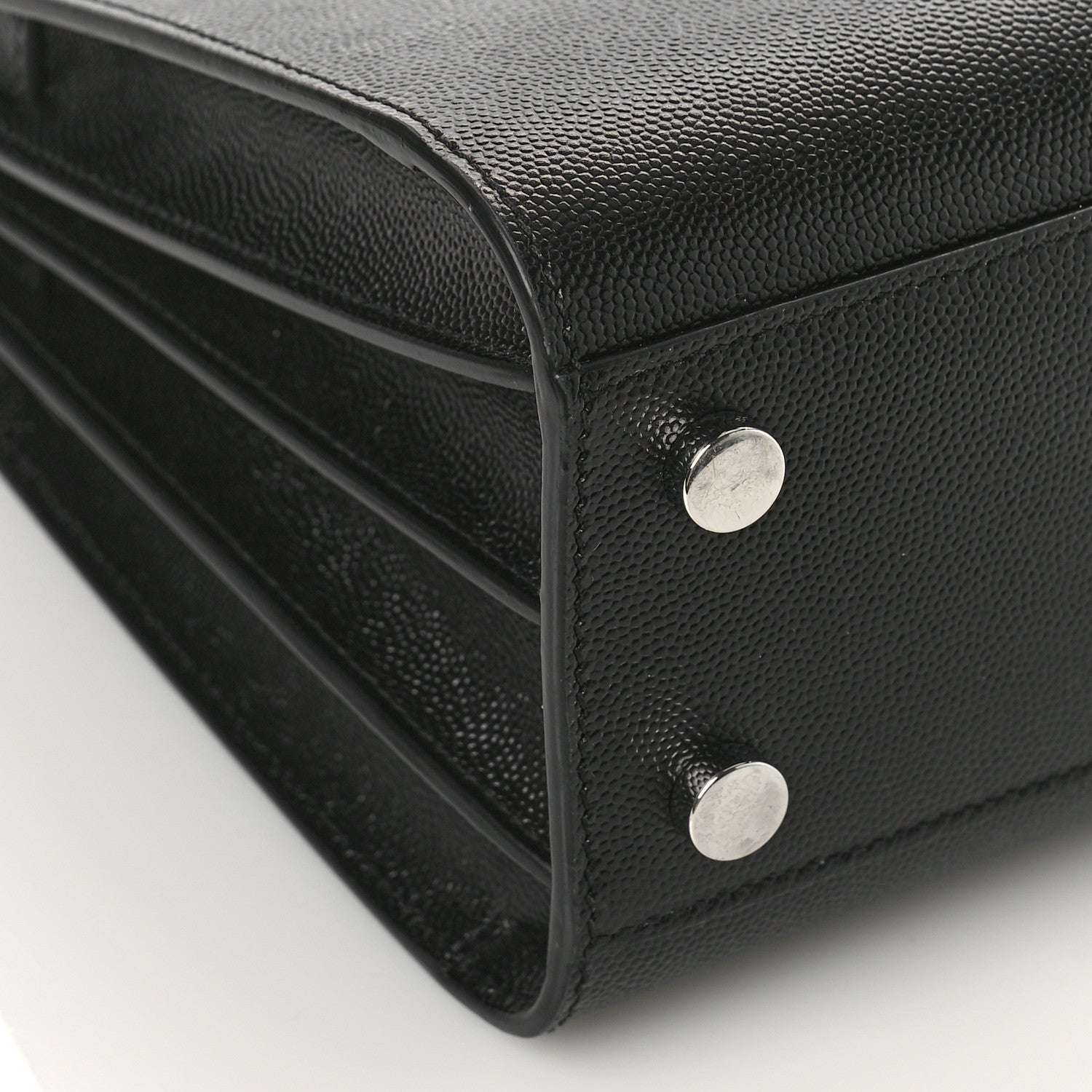 Saint Laurent Grain de Poudre Nano Sac De Jour Black 8 of 9