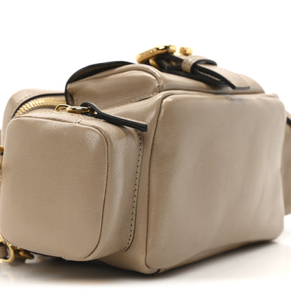 Chloe Shiny Buffalo Small Double Carry Camera Bag Brown 9 of 10