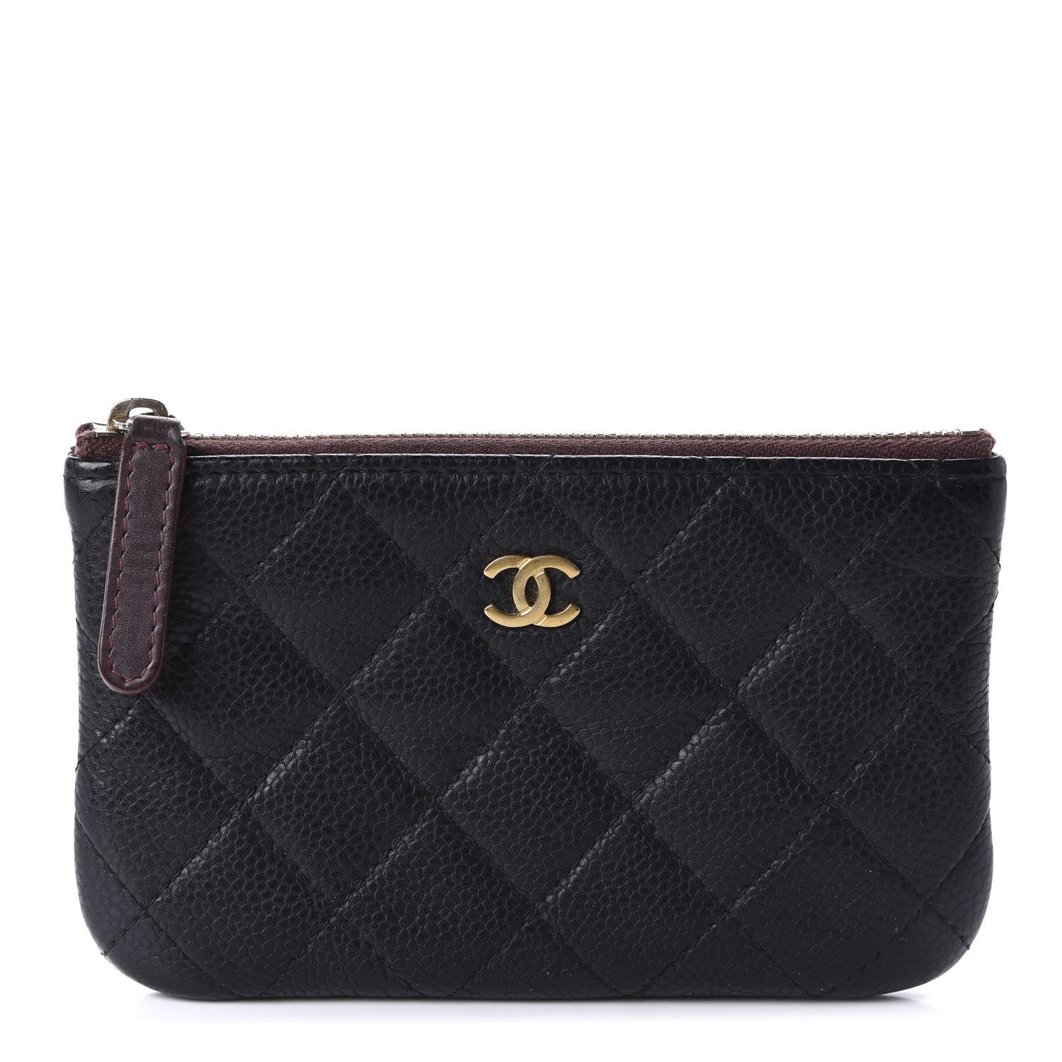 Chanel Caviar Quilted Small Cosmetic Case Black 1 of 9