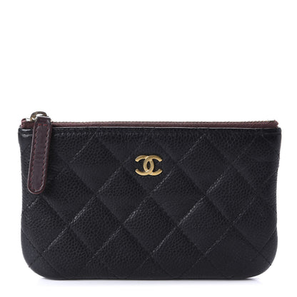 Chanel Caviar Quilted Small Cosmetic Case Black 1 of 9