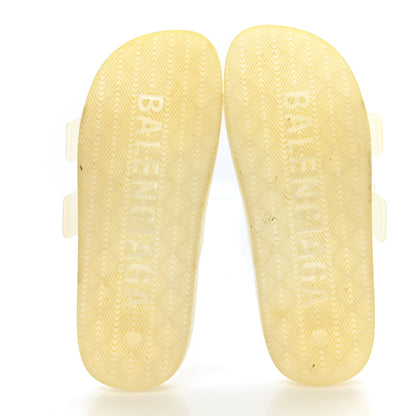 Balenciaga Technical Polyurethane Mallorca Slide Sandals 37 Transparent 5 of 6
