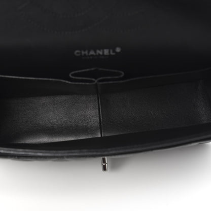 Chanel Iridescent Caviar Quilted Jumbo Double Flap Black 5 of 9