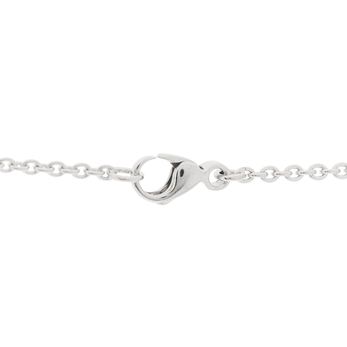 Chanel 18K White Gold Diamond Ceramic Ultra Pendant Necklace White 5 of 6