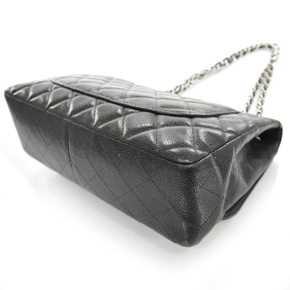 Chanel Caviar Jumbo Flap Black SHW 5 of 10
