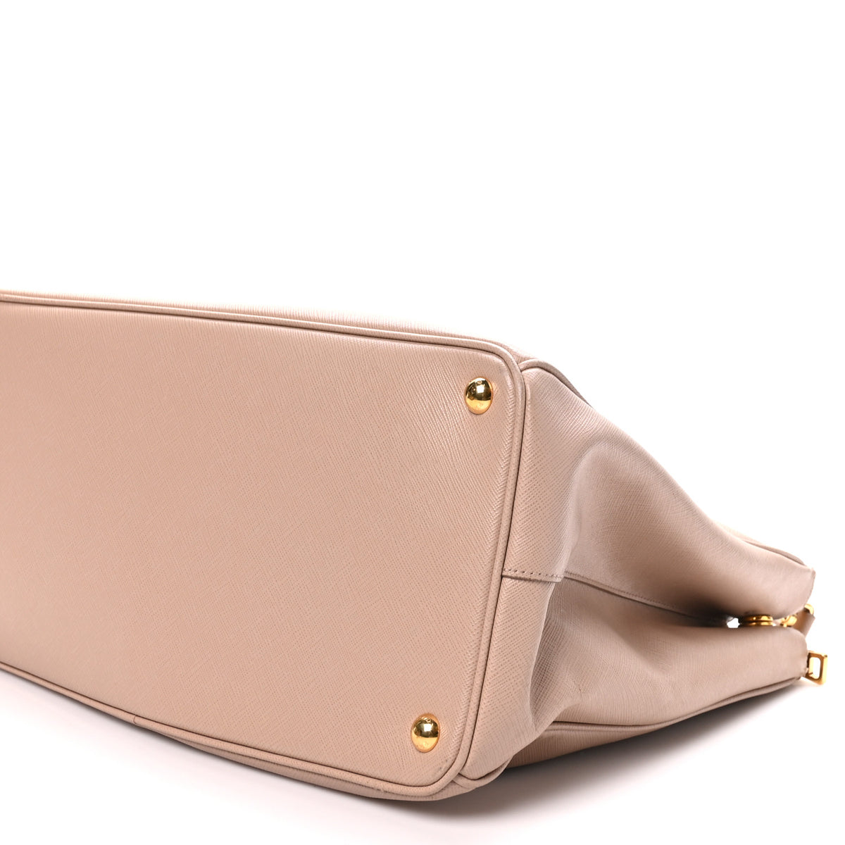 Saffiano Lux Large Galleria Double Zip Tote Cipria