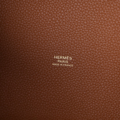 Hermes Taurillon Clemence Picotin Lock 18 PM Gold 6 of 10
