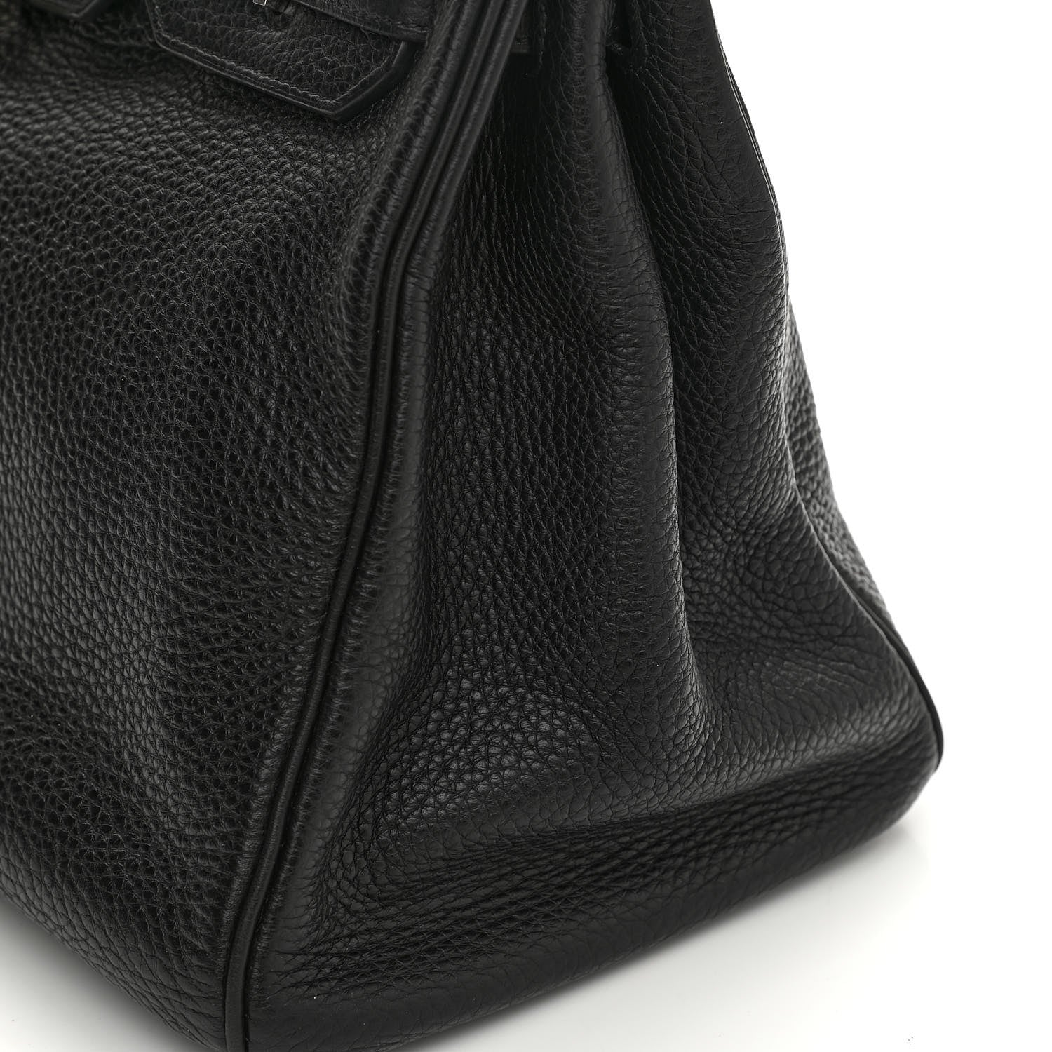 Hermes Taurillon Clemence Birkin 35 Black 11 of 17