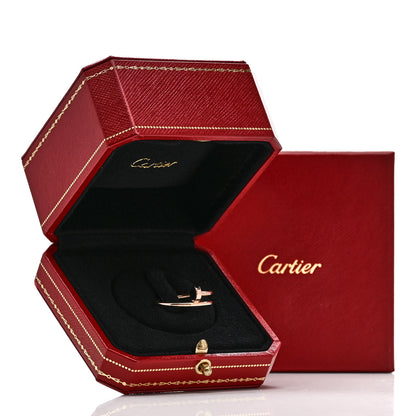 Cartier 18K Pink Gold Small Juste Un Clou Ring 56 7.5 5 of 6