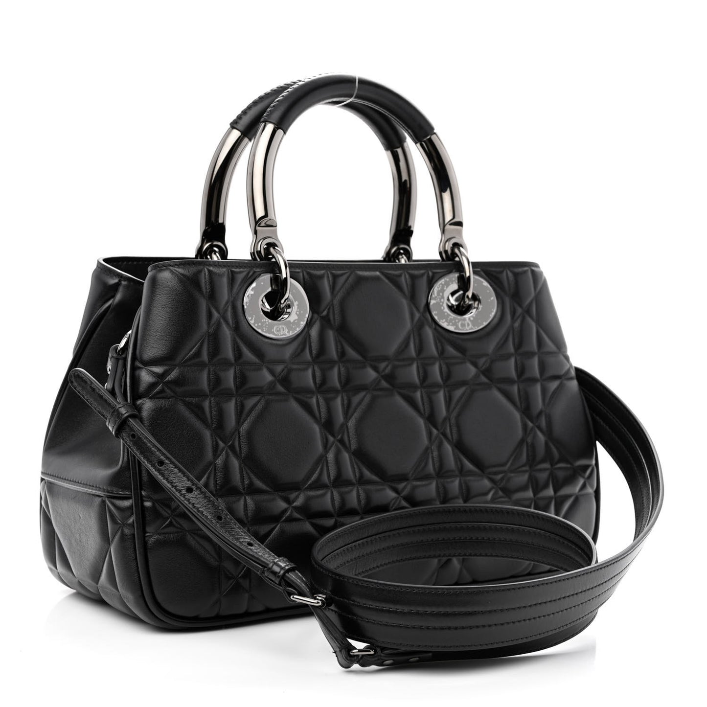 Calfskin Cannage Medium The Lady 95.22 Black