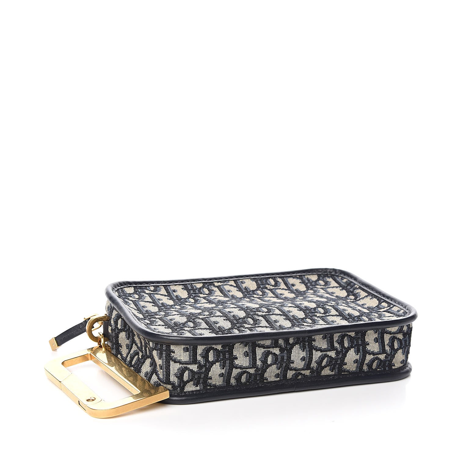 Christian Dior Oblique Diorquake Clutch Blue 4 of 9