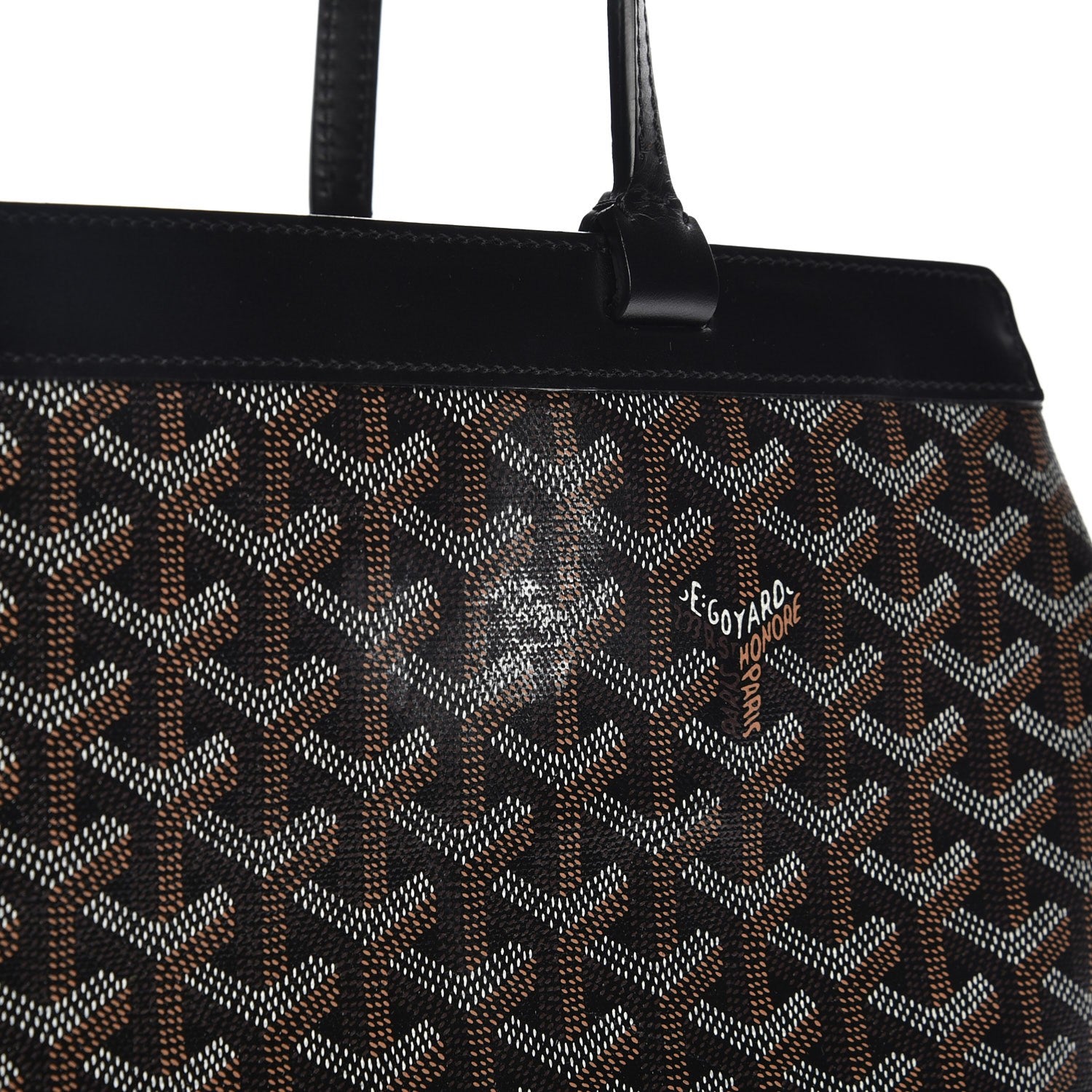 Goyard Goyardine Bellechasse PM Black 6 of 8