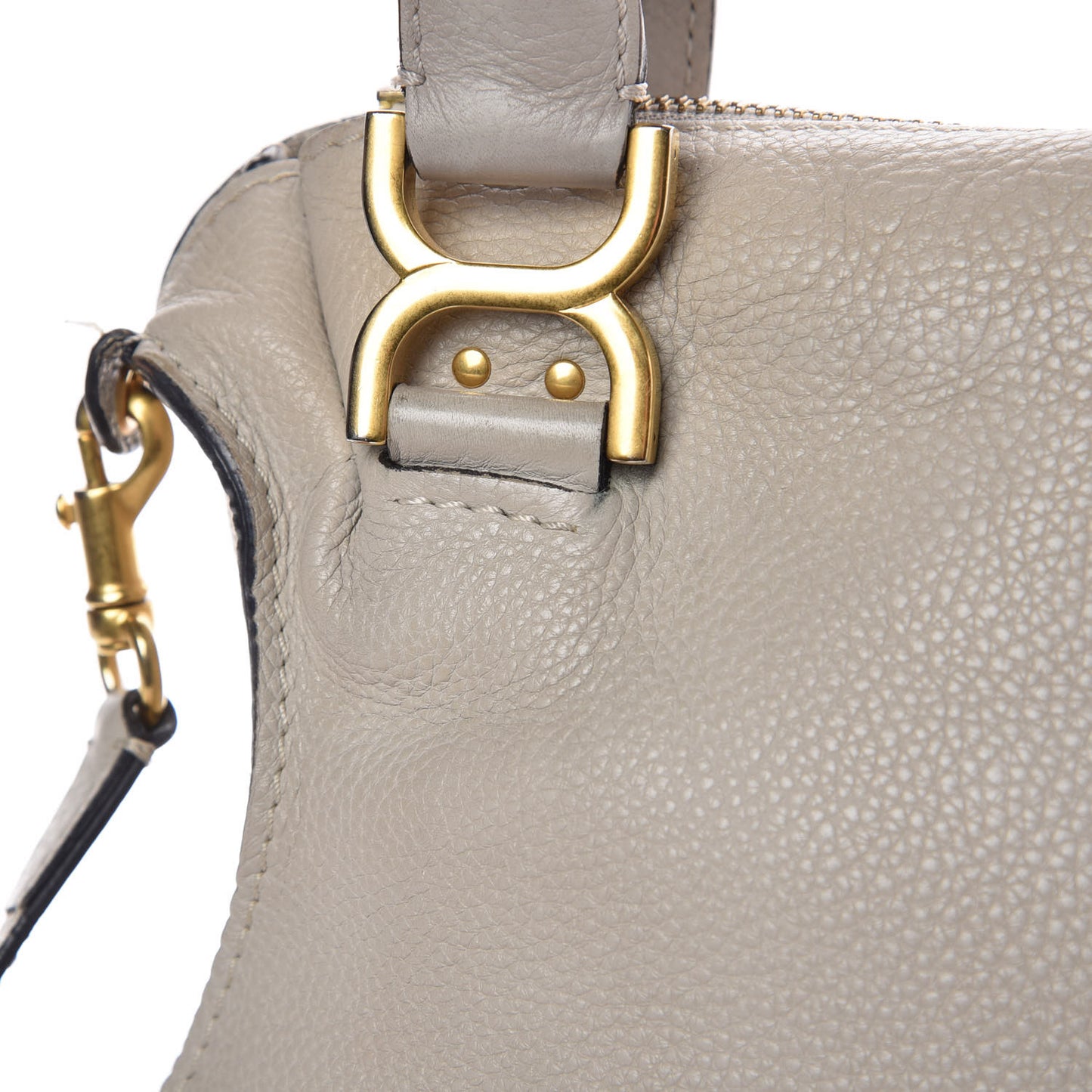 Calfskin Medium Marcie Satchel Dove