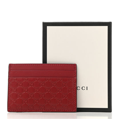 Gucci Microguccissima Card Holder Red 7 of 7