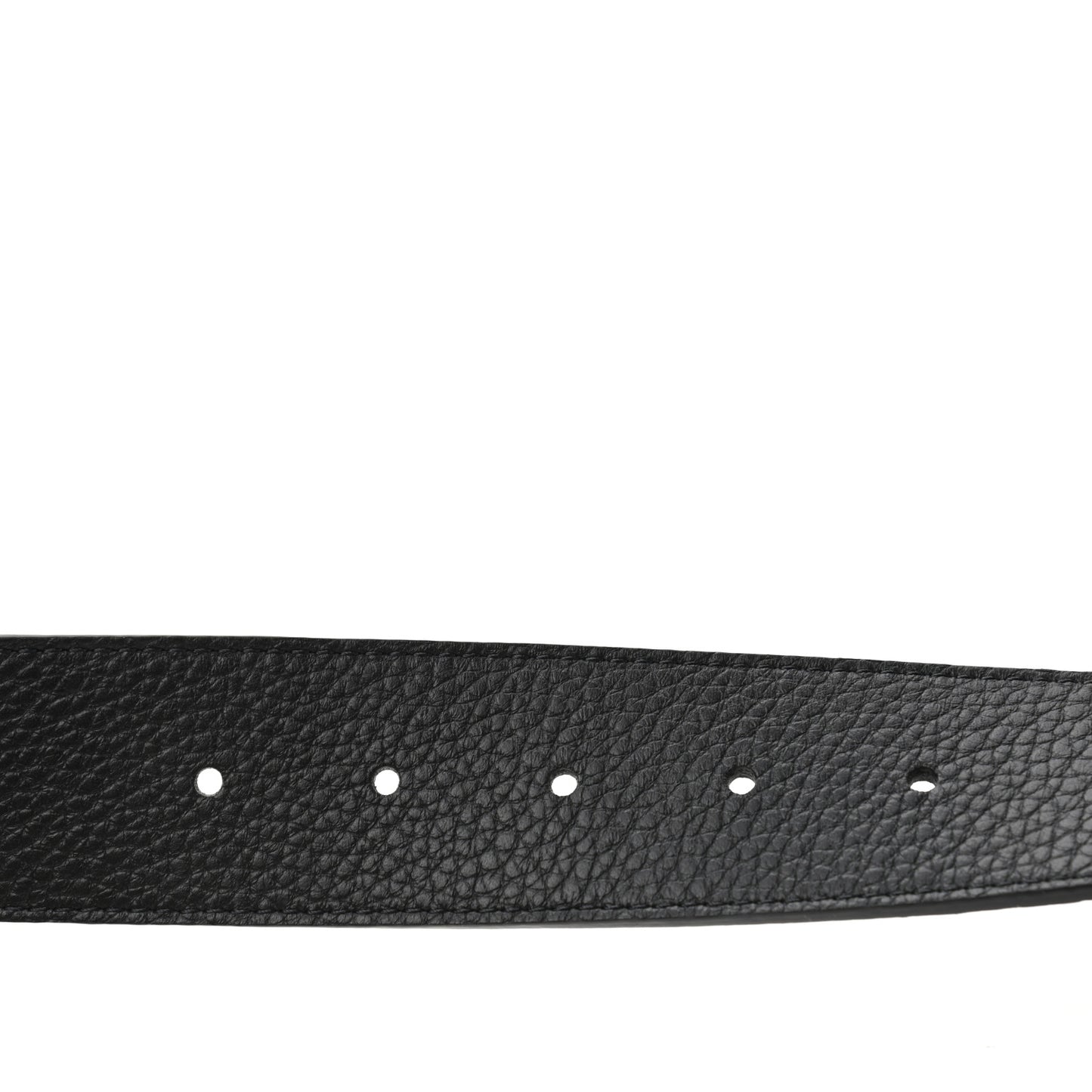Taurillon Calfskin 30mm LV Initiales Reversible Belt 95 38 Black