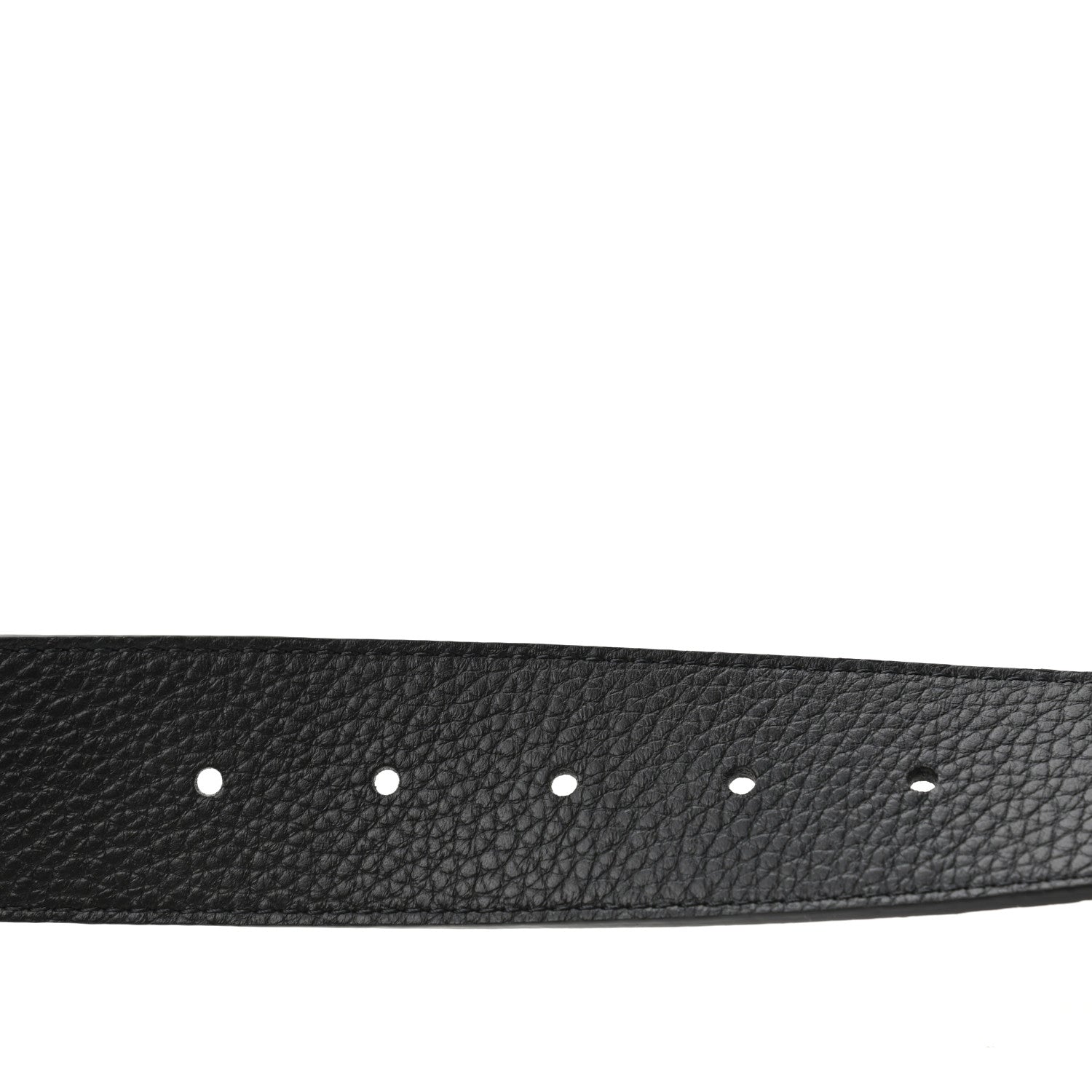 Louis Vuitton Taurillon Calfskin 30mm LV Initiales Reversible Belt 95 38 Black 4 of 5