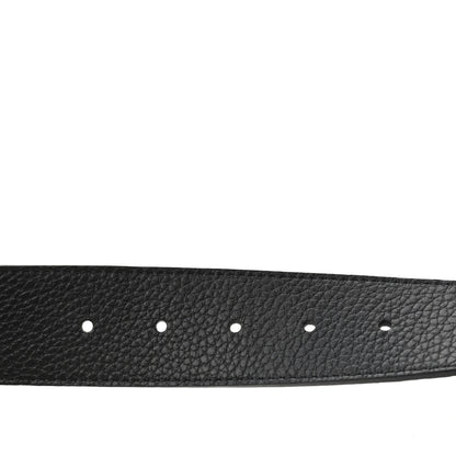 Louis Vuitton Taurillon Calfskin 30mm LV Initiales Reversible Belt 95 38 Black 4 of 5
