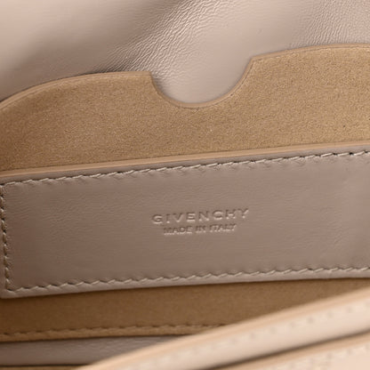 Givenchy Goatskin Quilted GV3 Mini Pocket Convertible Bag Natural 6 of 11