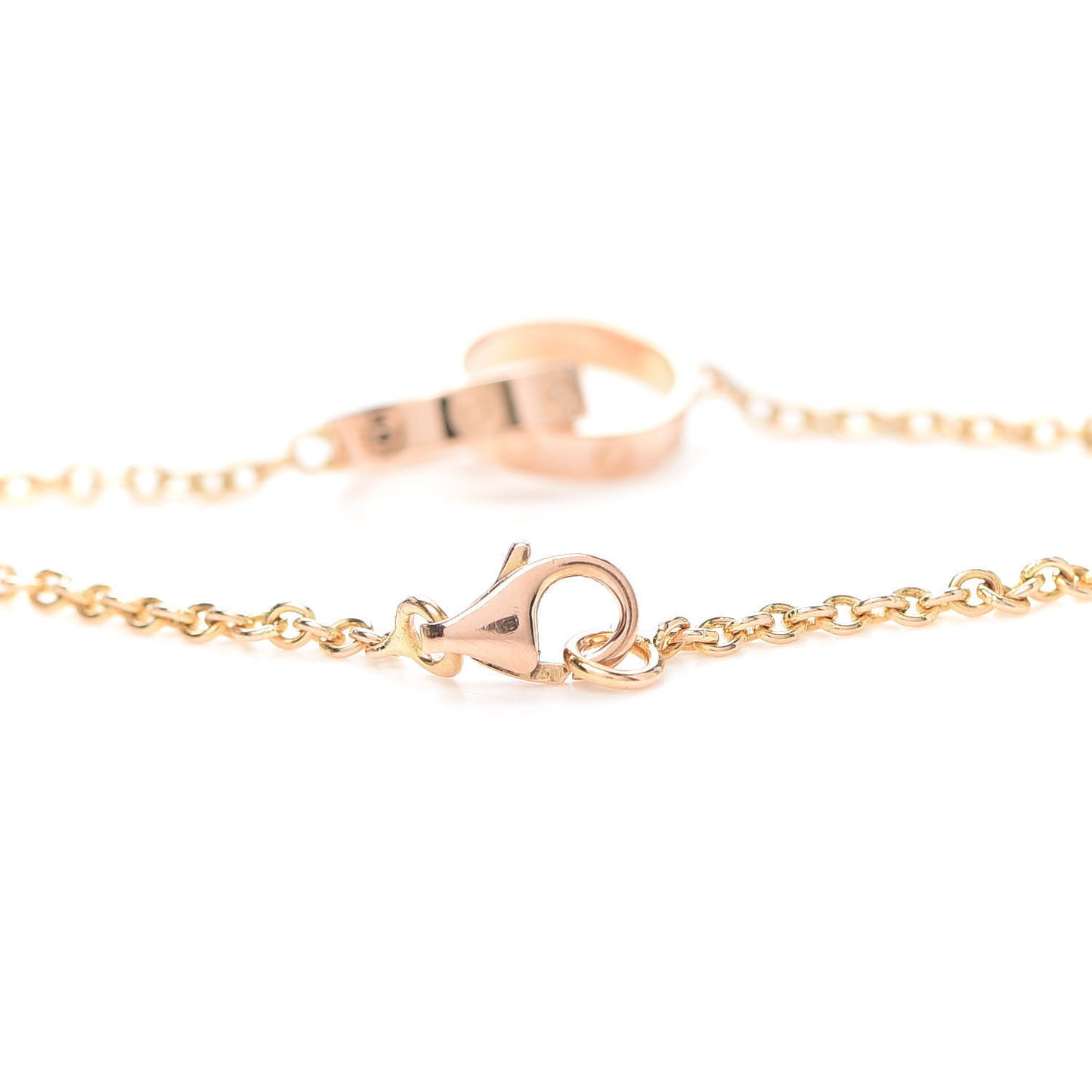 18K Pink Gold Interlocking LOVE Bracelet