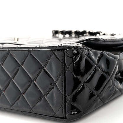 Chanel Patent Quilted Maxi Double Flap Black 10 of 10