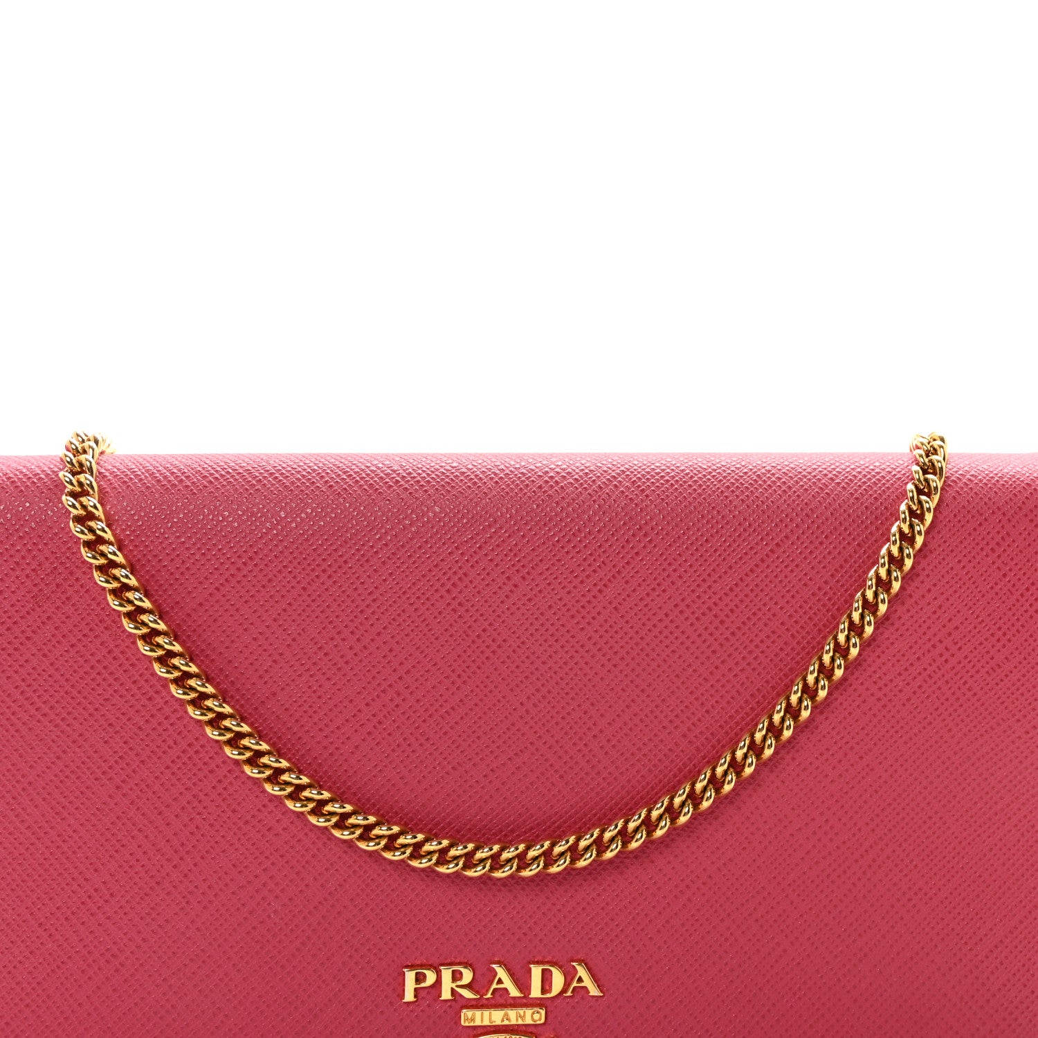 Prada Saffiano Metal Mini Crossbody Bag Peonia 7 of 10