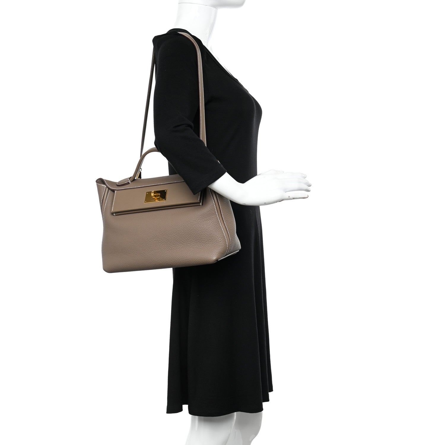 Hermes Togo Swift 24/24 29 Etoupe 2 of 18