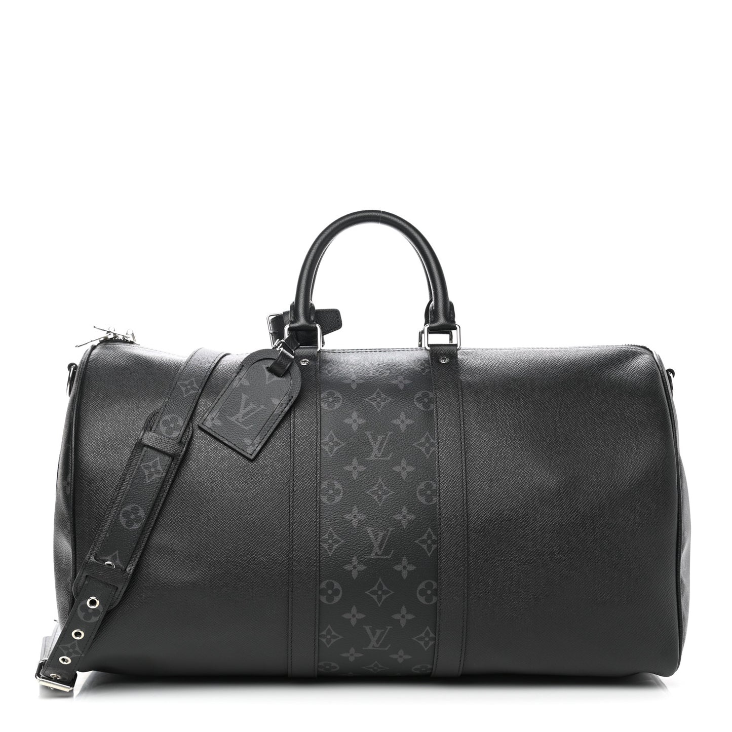 Taiga Monogram Eclipse Keepall Bandouliere 50 Black