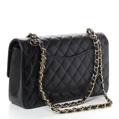Chanel Caviar Quilted Medium Double Flap Black 2 of 4