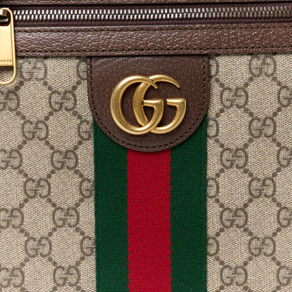 Gucci GG Supreme Monogram Web Small Ophidia Messenger Bag Brown 9 of 11