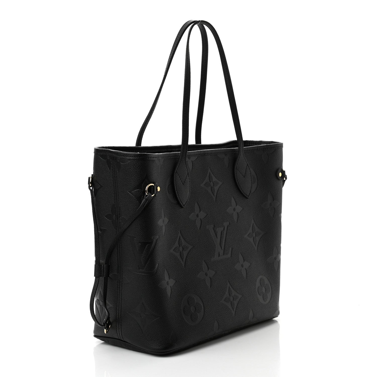 Louis Vuitton Empreinte Monogram Giant Neverfull MM Black 4 of 11