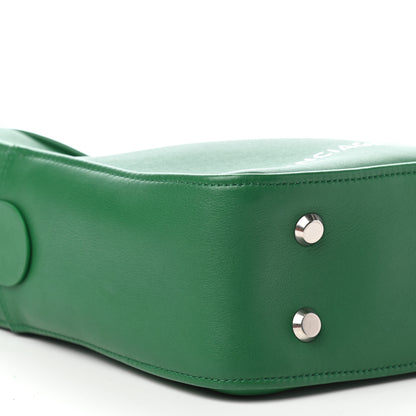 Balenciaga Shiny Day Calfskin S Triangle Duffle Vert Irlandais 7 of 8