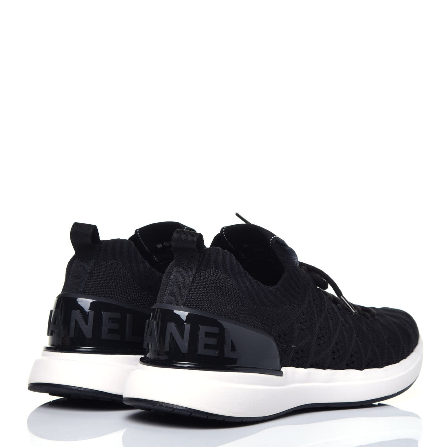 Fabric Logo Sneakers 39 Black