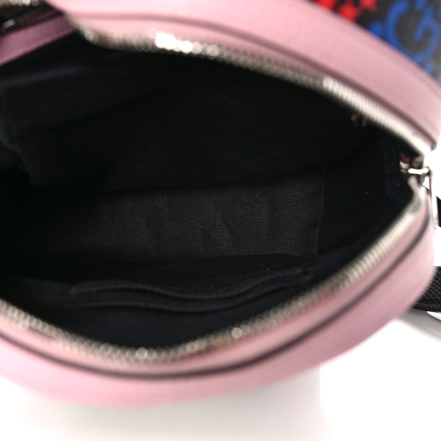 Gucci GG Supreme Monogram Psychedelic Small Day Backpack Black Multicolor Sugar Pink 5 of 12