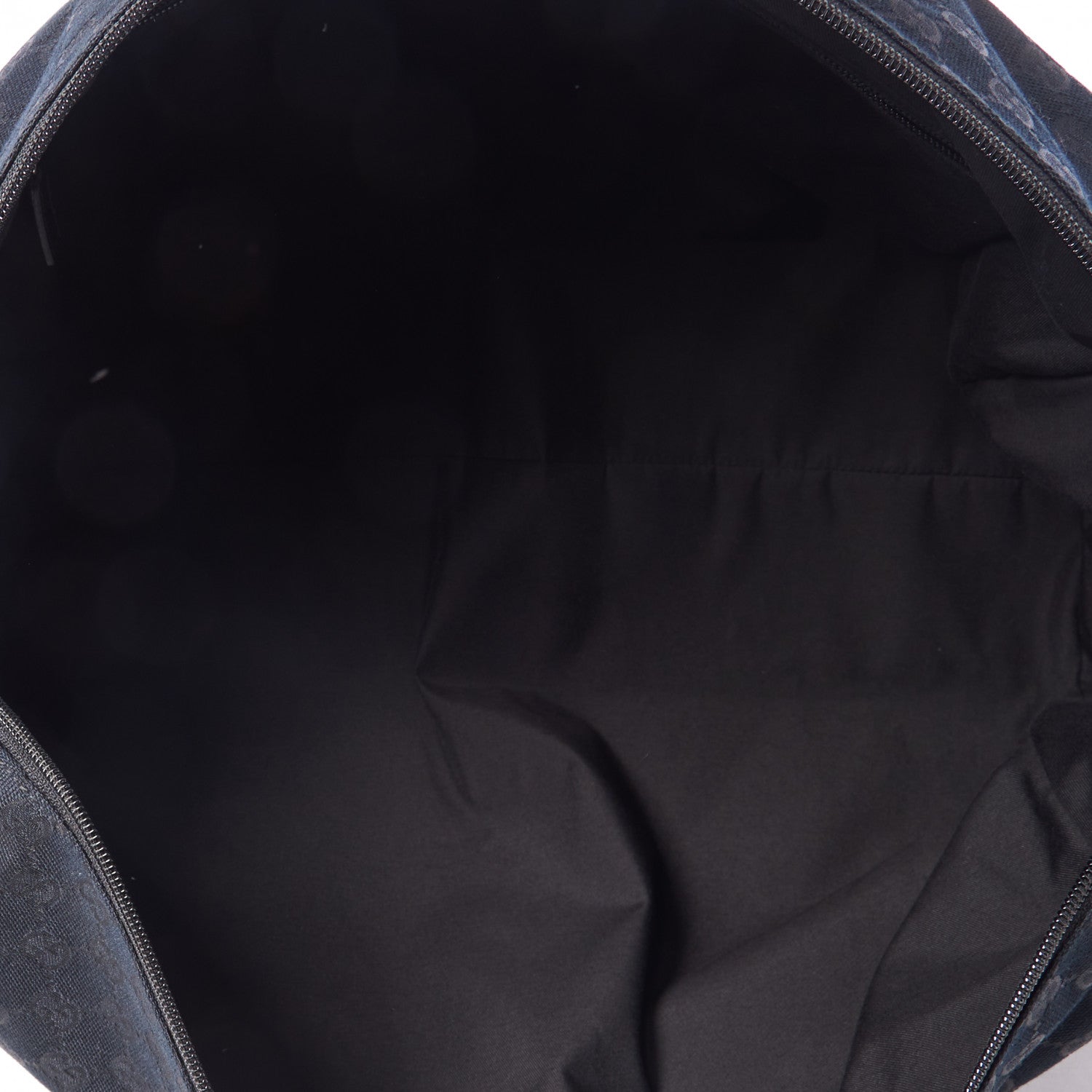 Gucci GG Monogram Web Large Collapsible Carry On Duffle Bag Black 7 of 8
