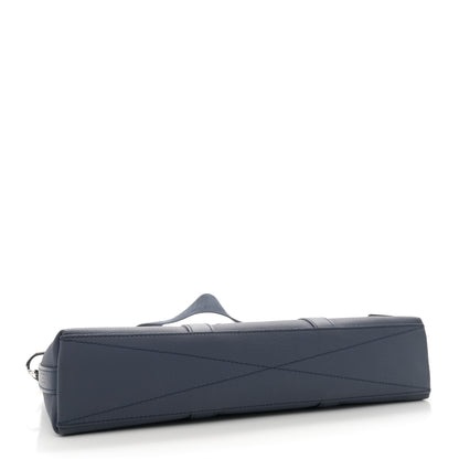 Louis Vuitton Calfskin Aerogram Takeoff Briefcase Marine 4 of 10