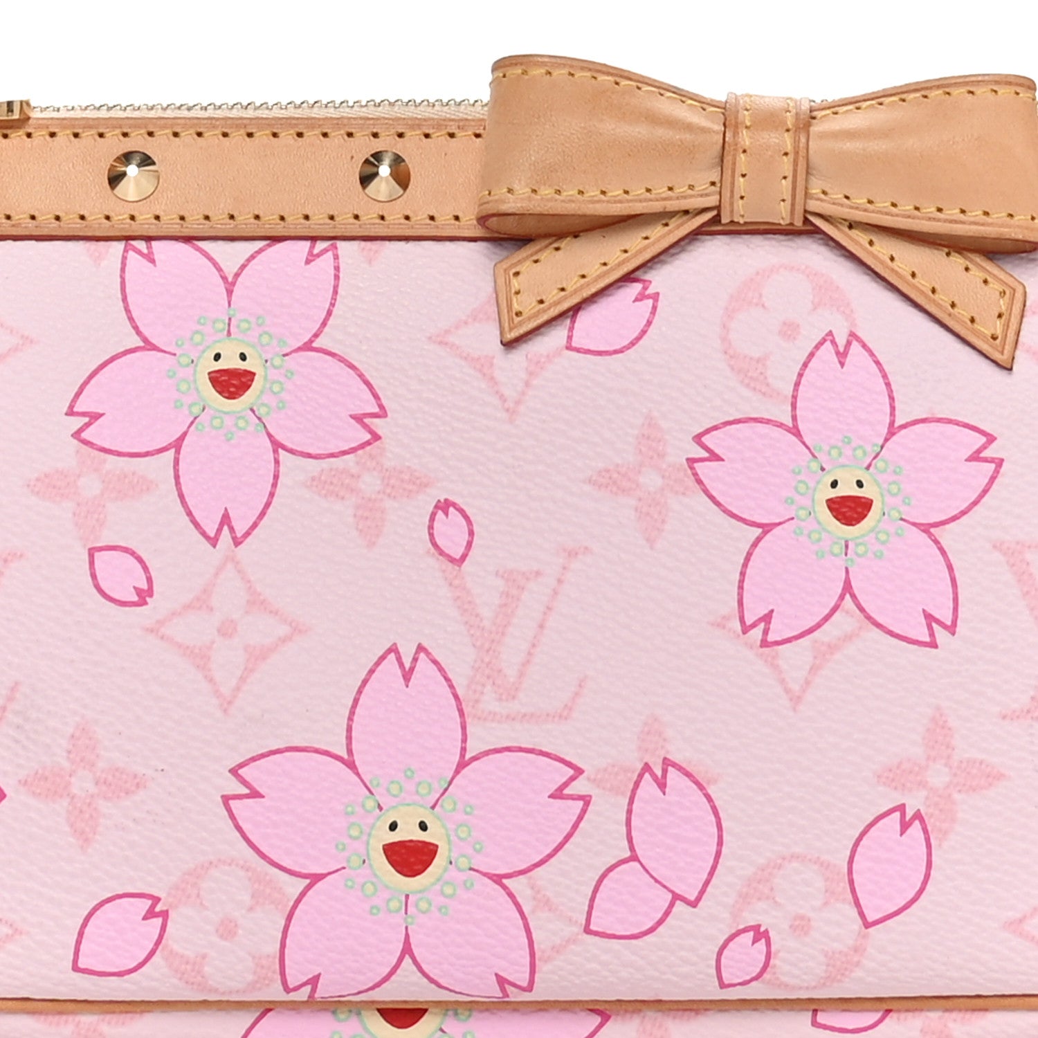 Louis Vuitton Monogram Cherry Blossom Pochette Accessories Pink 10 of 11