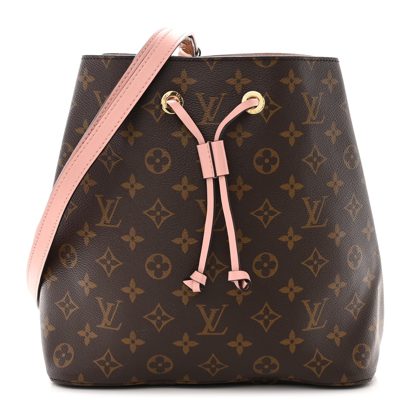 LOUIS VUITTON Monogram Neonoe MM Rose Poudre