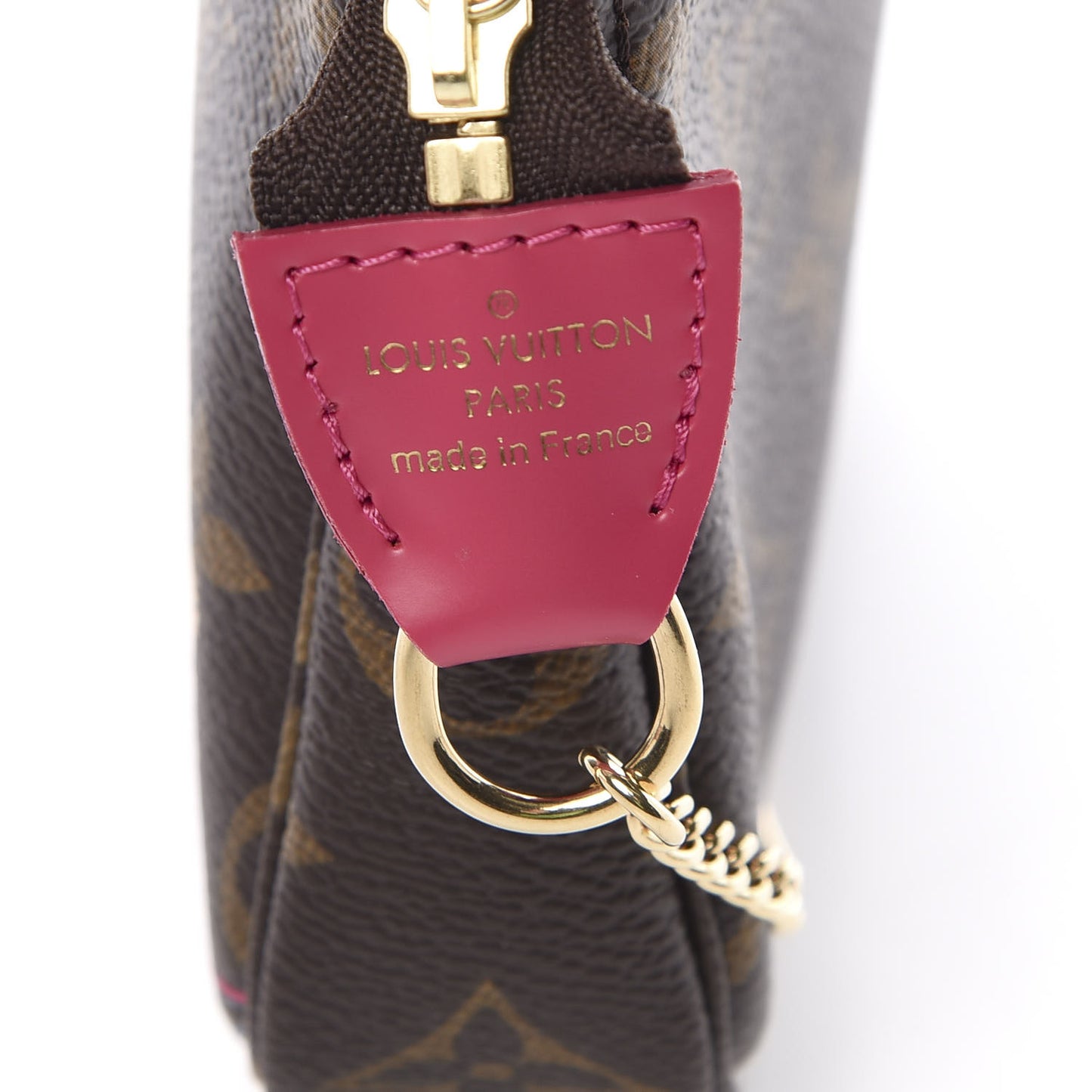 Monogram 2020 Christmas Animation Roller Coaster Mini Pochette Accessories Pivoine