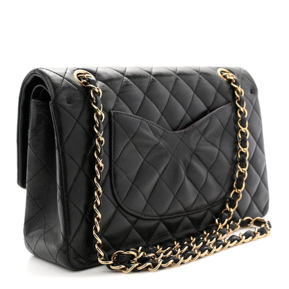 Chanel Lambskin Quilted Medium Double Flap Black 3 of 13