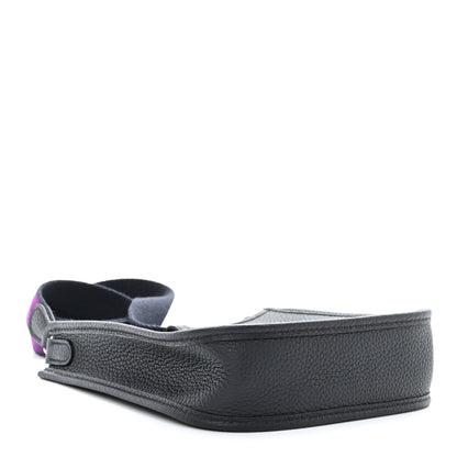 Hermes Taurillon Clemence Amazone Evelyne TPM Bleu Obscur Ultraviolet 4 of 10